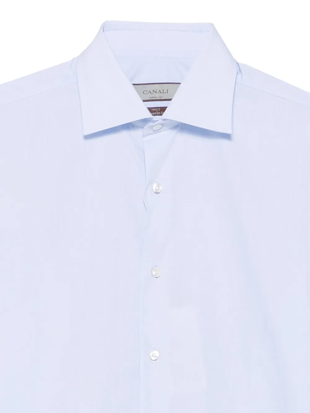 Canali long-sleeve button-down shirt Blauw