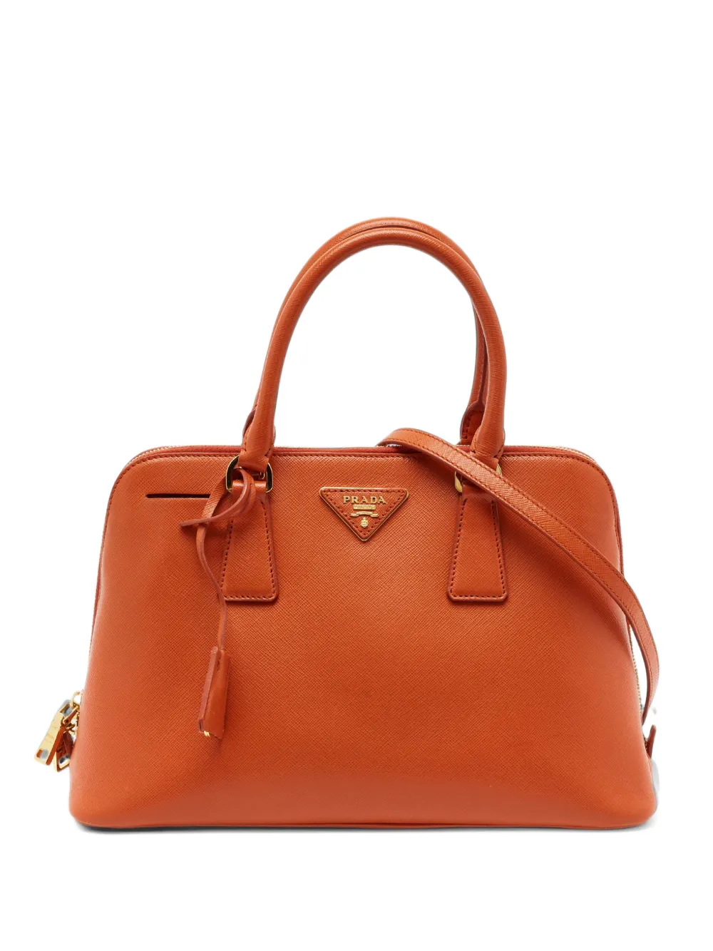 Prada Pre-Owned Borsa tote Promenade media - Arancione