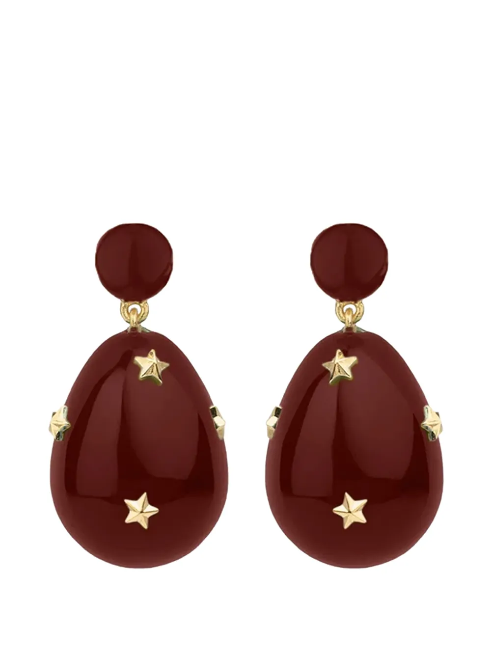 Eshvi mini Galaxy Drop Earrings - Rot