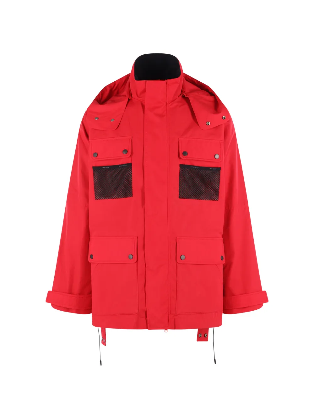 Junya Watanabe MAN oversized cotton windbreaker - Rot