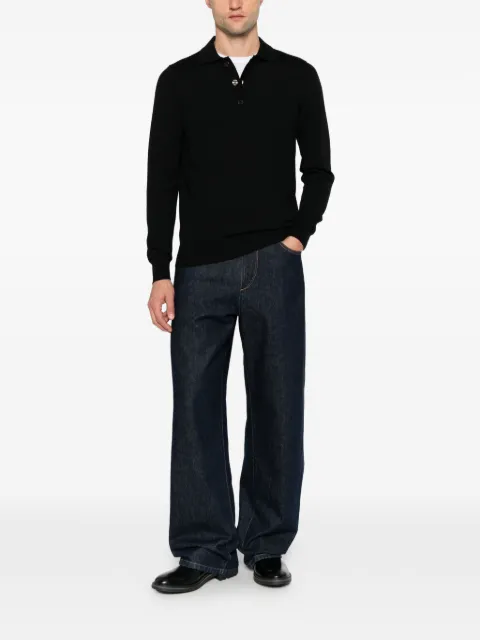 ÉPHÉMÈRE long-sleeve polo shirt
