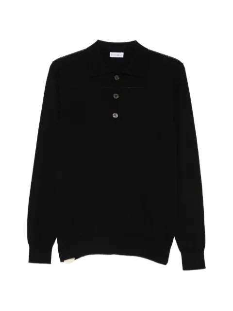 ÉPHÉMÈRE long-sleeve polo shirt