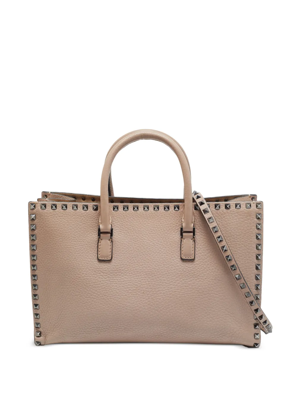 Valentino Garavani Pre-Owned Rockstud tote bag - Nude