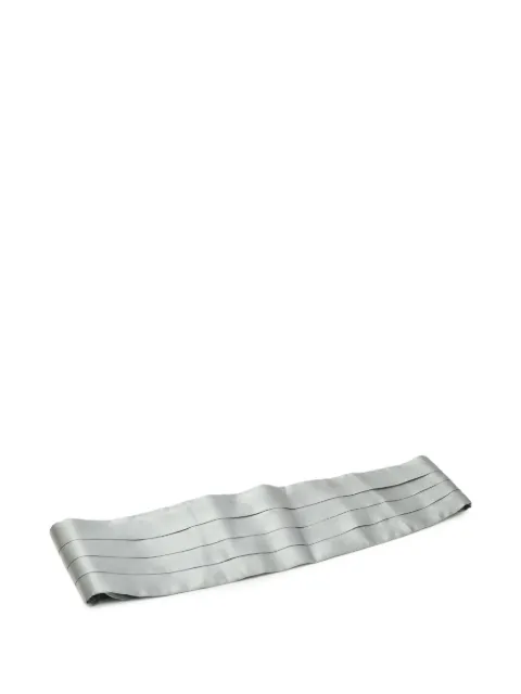 Brioni Vintage pleated silk cummerbund