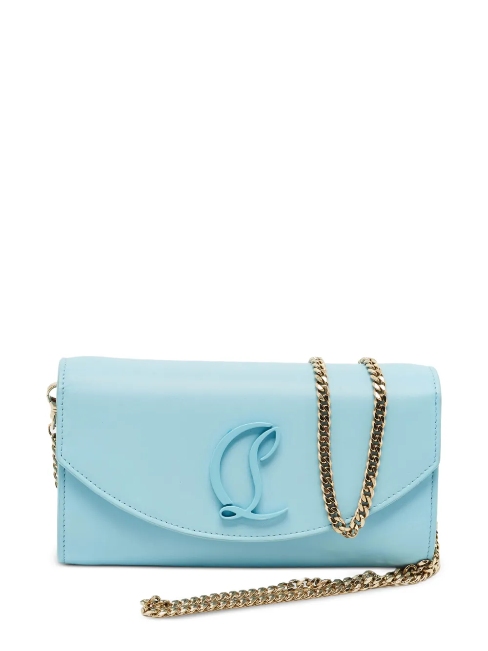 Christian Louboutin Pre-Owned Loubi54 Portemonnaie mit Kette - Blau