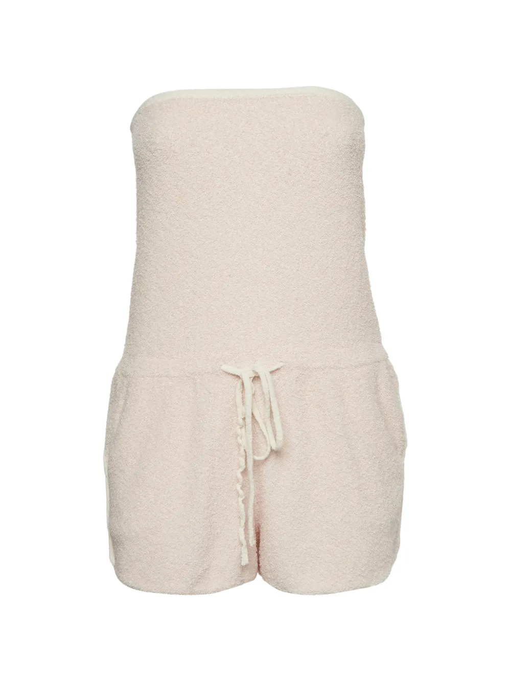 Celine Pre-Owned strapless drawstring playsuit - Rosa