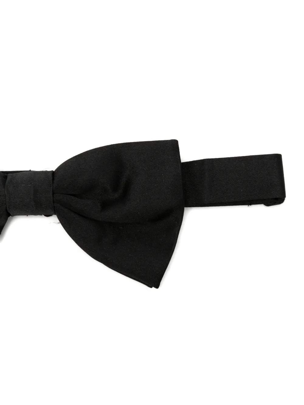 Canali silk bow tie Zwart