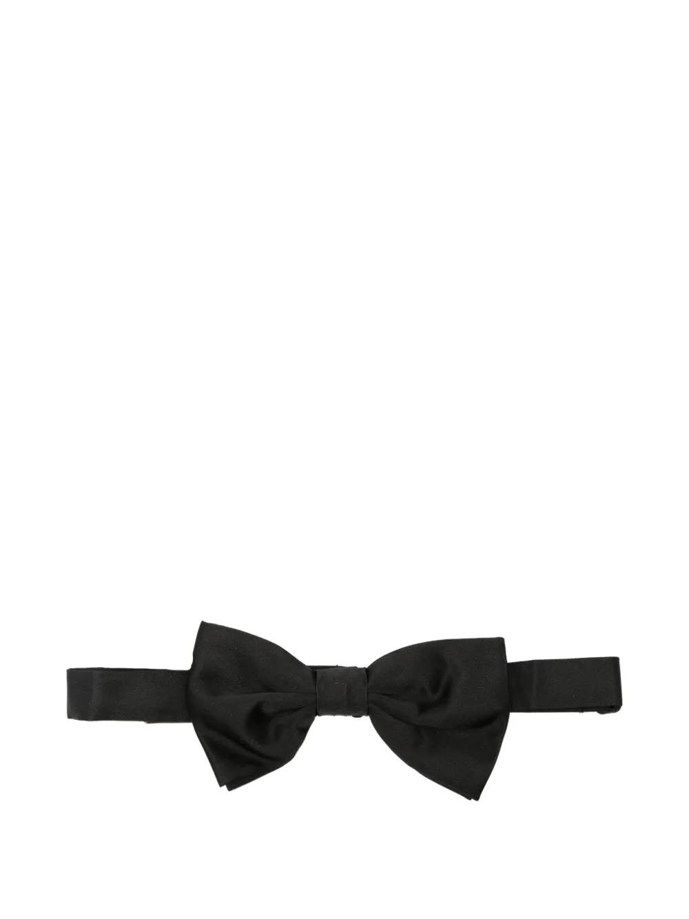 Canali silk bow tie Zwart