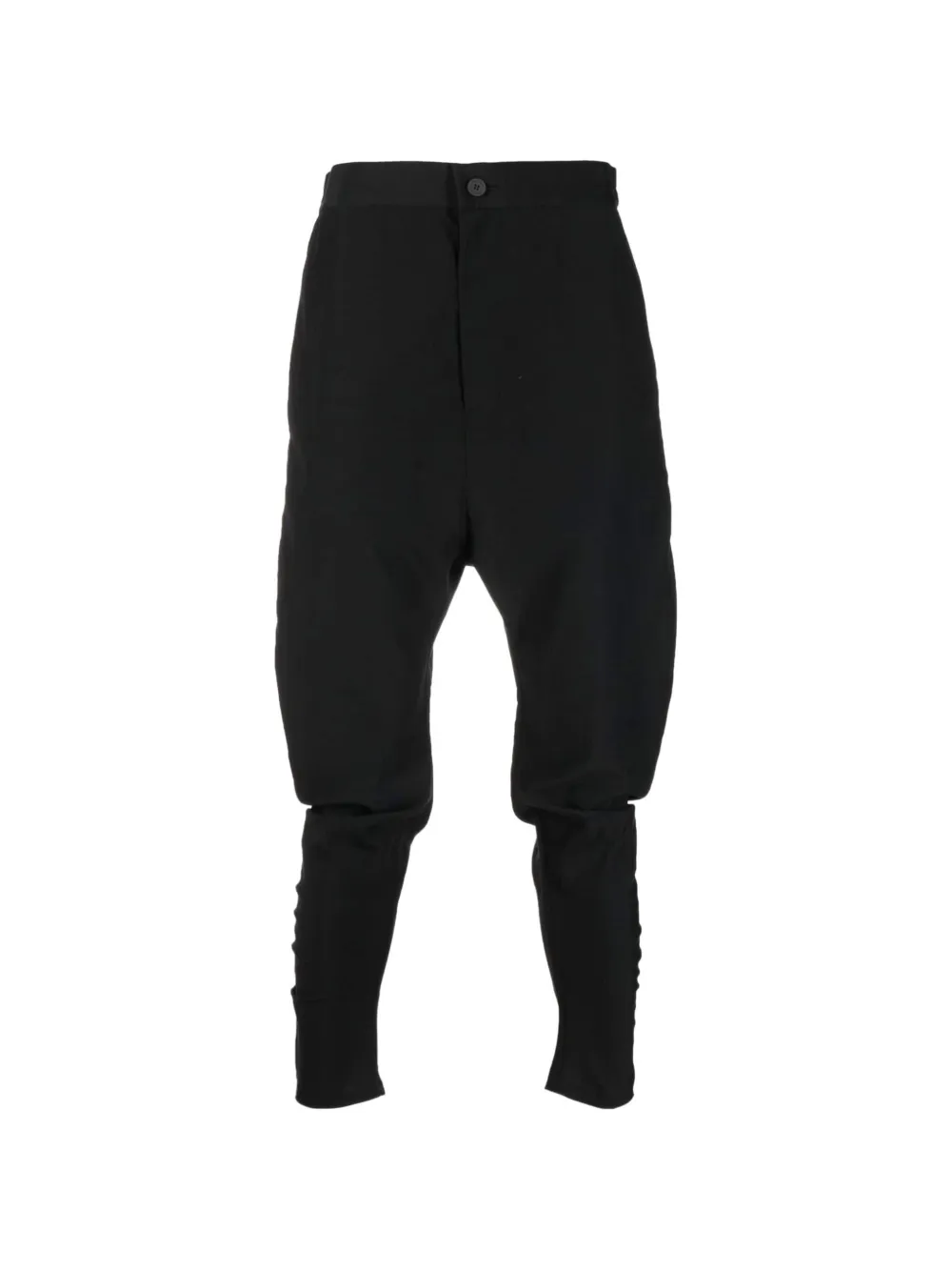 Tessitura Broek met toelopende pijpen Zwart