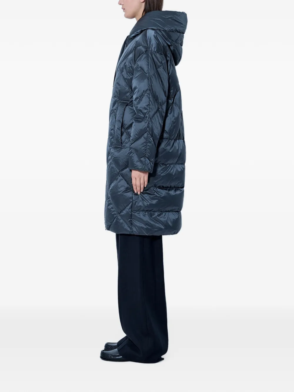 Max Mara Gewatteerde jas Blauw