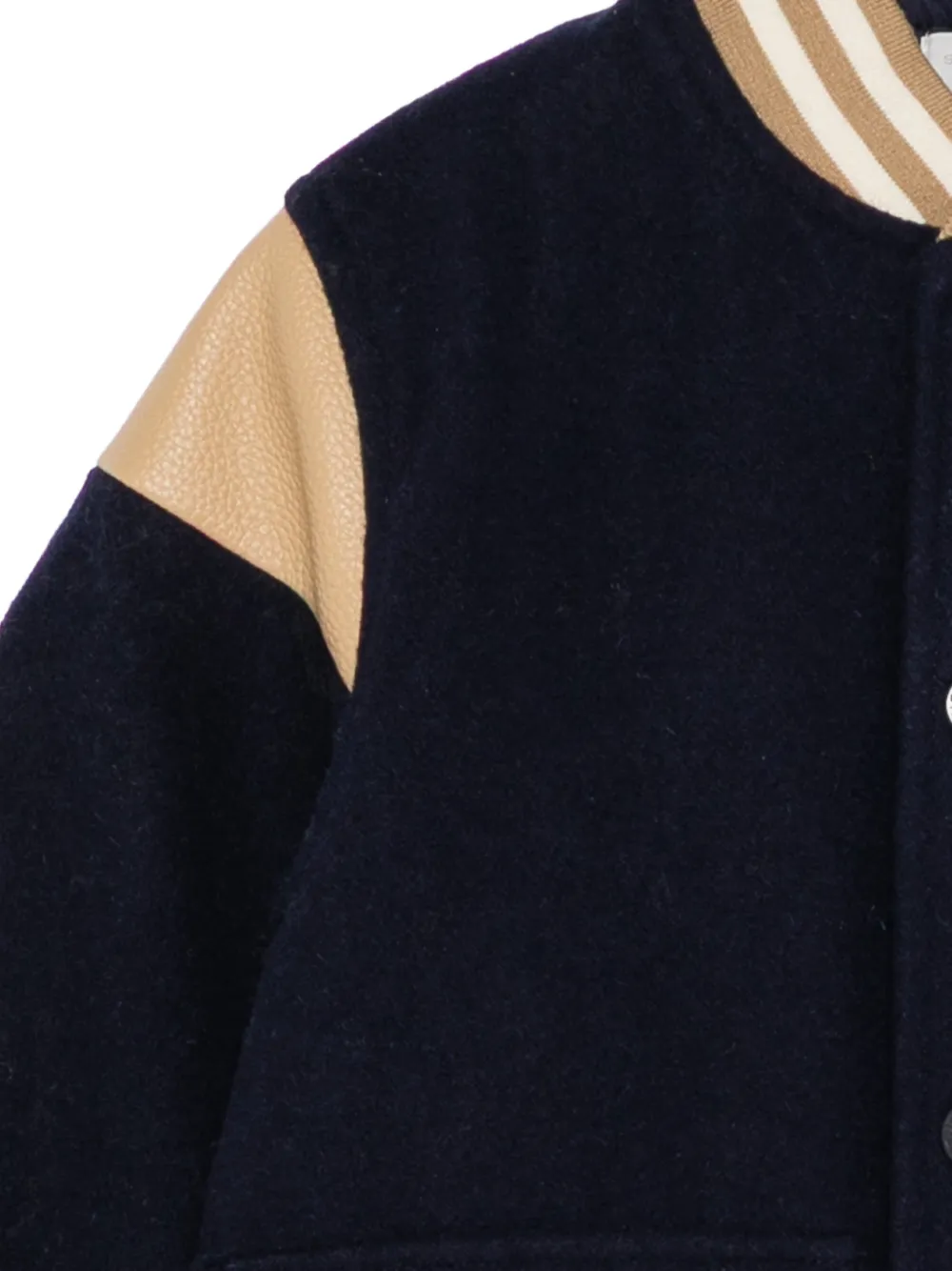 Stella McCartney Kids Varsity jacket Blauw