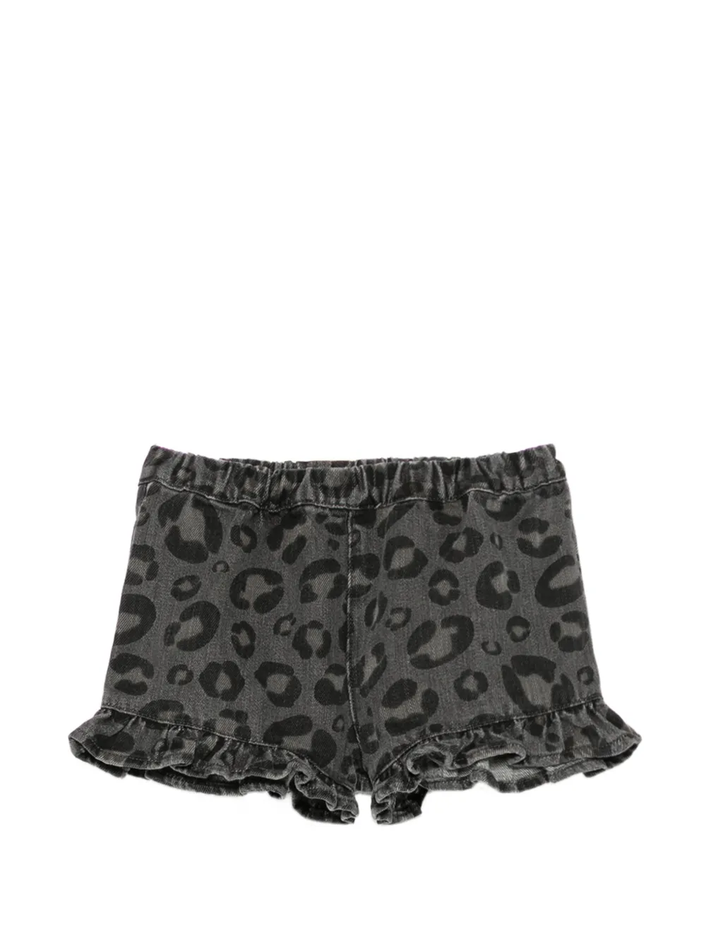 Douuod Kids ruffled shorts - Grigio