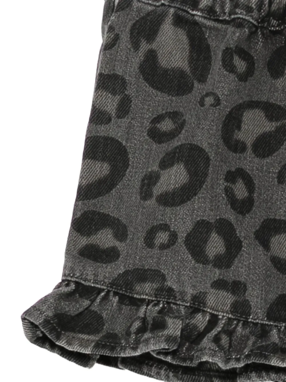 Douuod Kids ruffled shorts Grijs