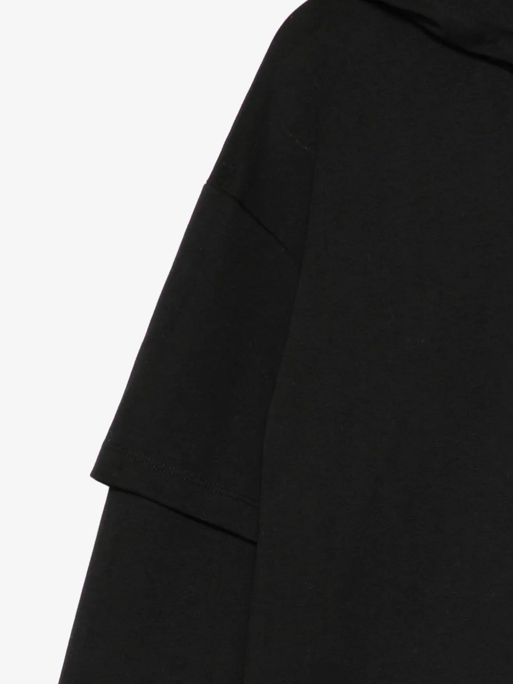 Balmain Kids 레이어드 슬리브 후드티