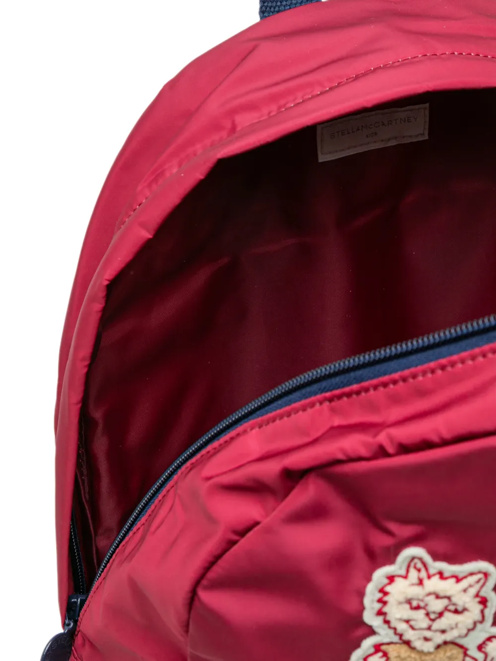 Stella McCartney Kids patch-detail backpack Rood