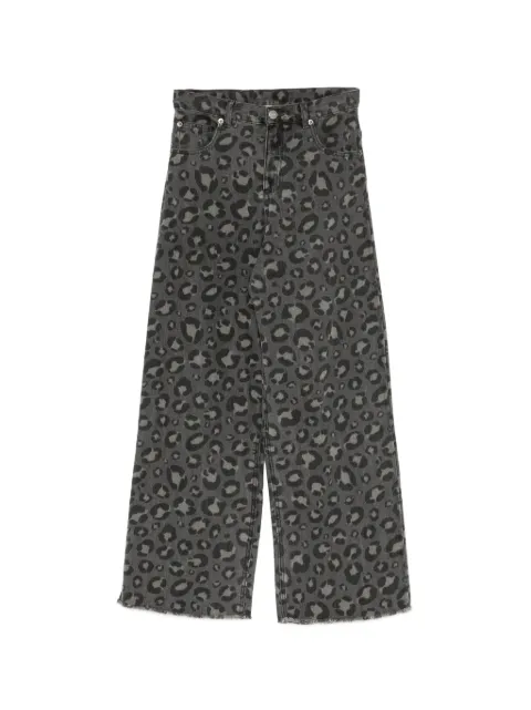 Douuod Kids leopard-print jeans
