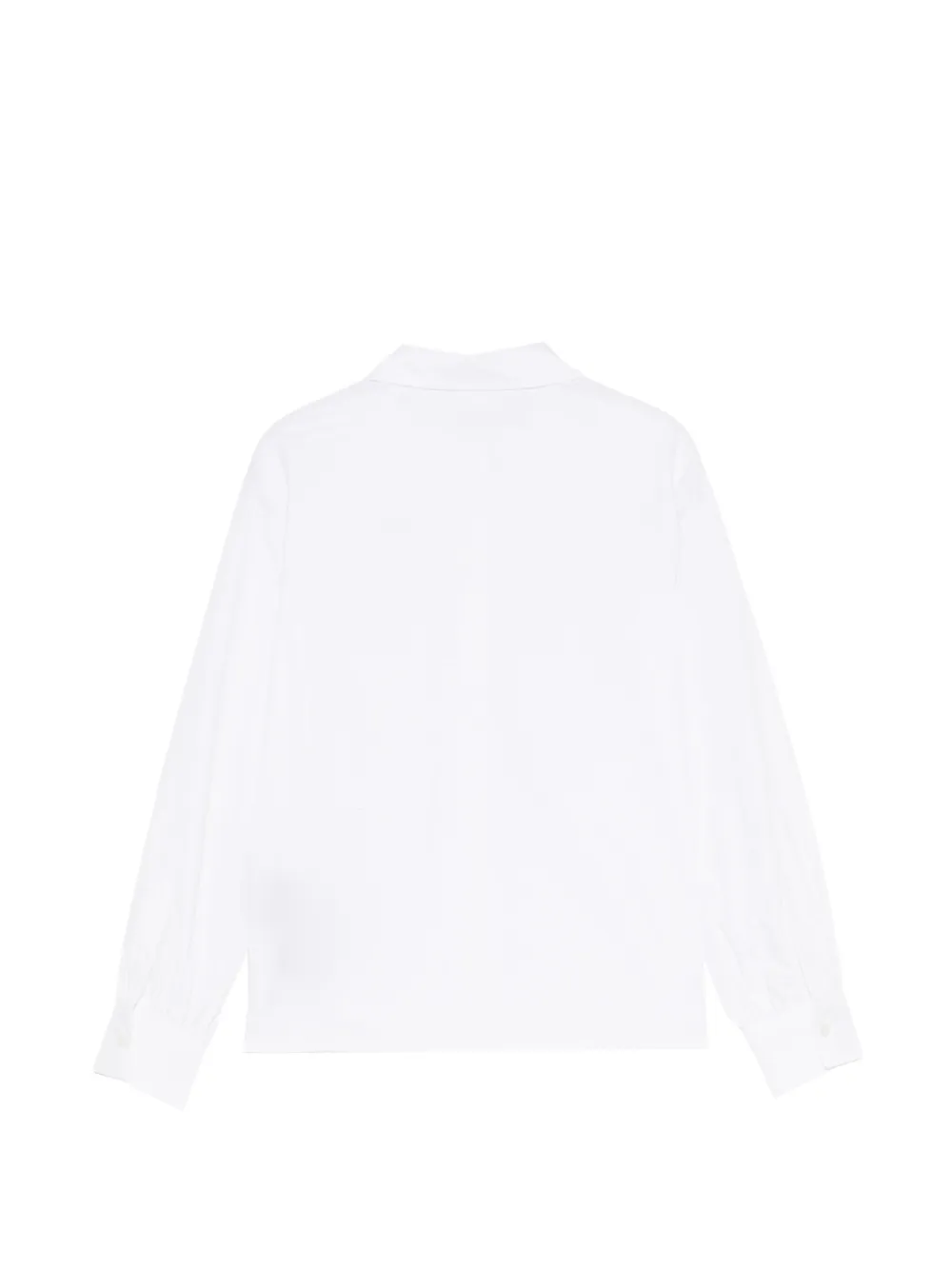 Balmain Kids 로고 플라크 셔츠