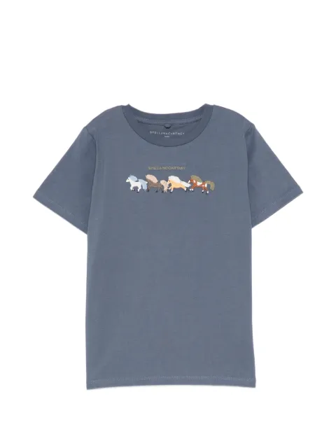 Stella McCartney Kids t-shirt à imprimé photographique