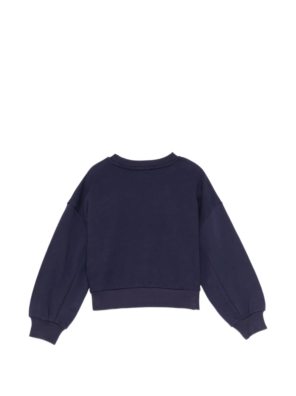 Stella McCartney Kids logo-patch sweater Blauw