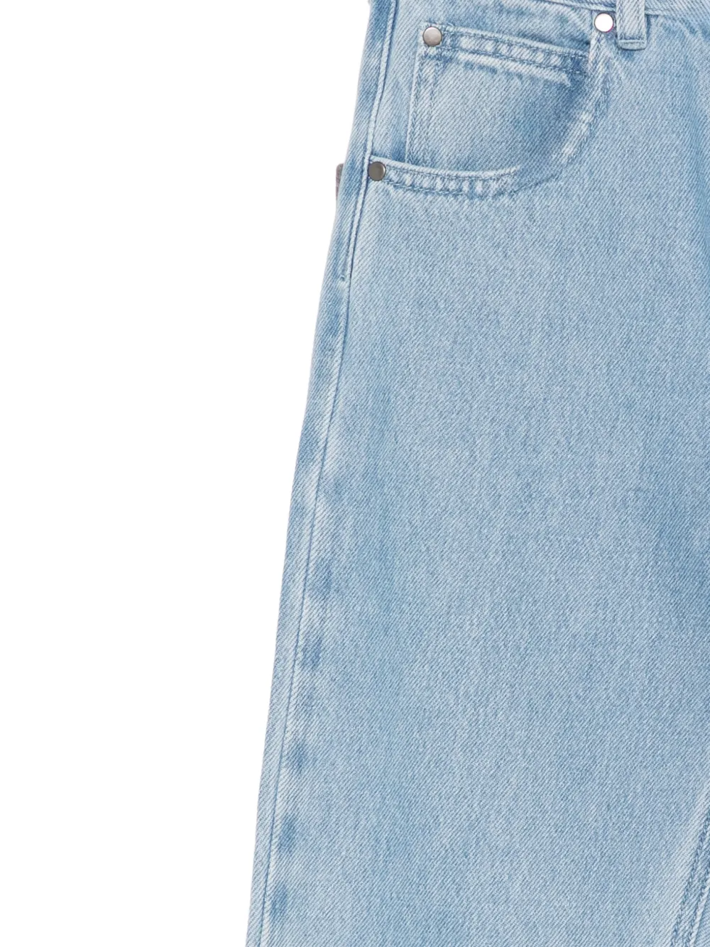 Stella McCartney Kids straight-leg jeans Blauw