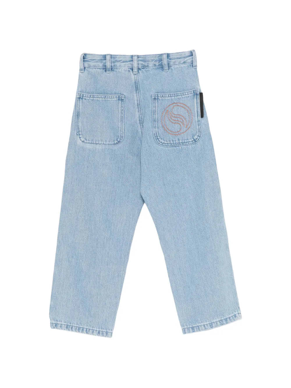 Stella McCartney Kids straight-leg jeans Blauw