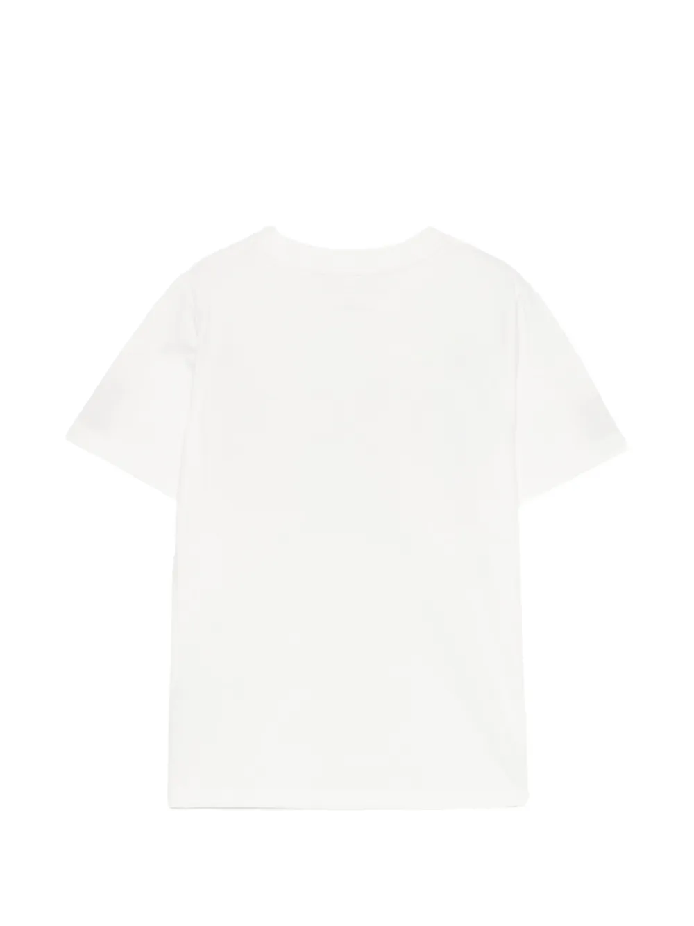 Stella McCartney Kids logo-embroidered T-shirt Wit