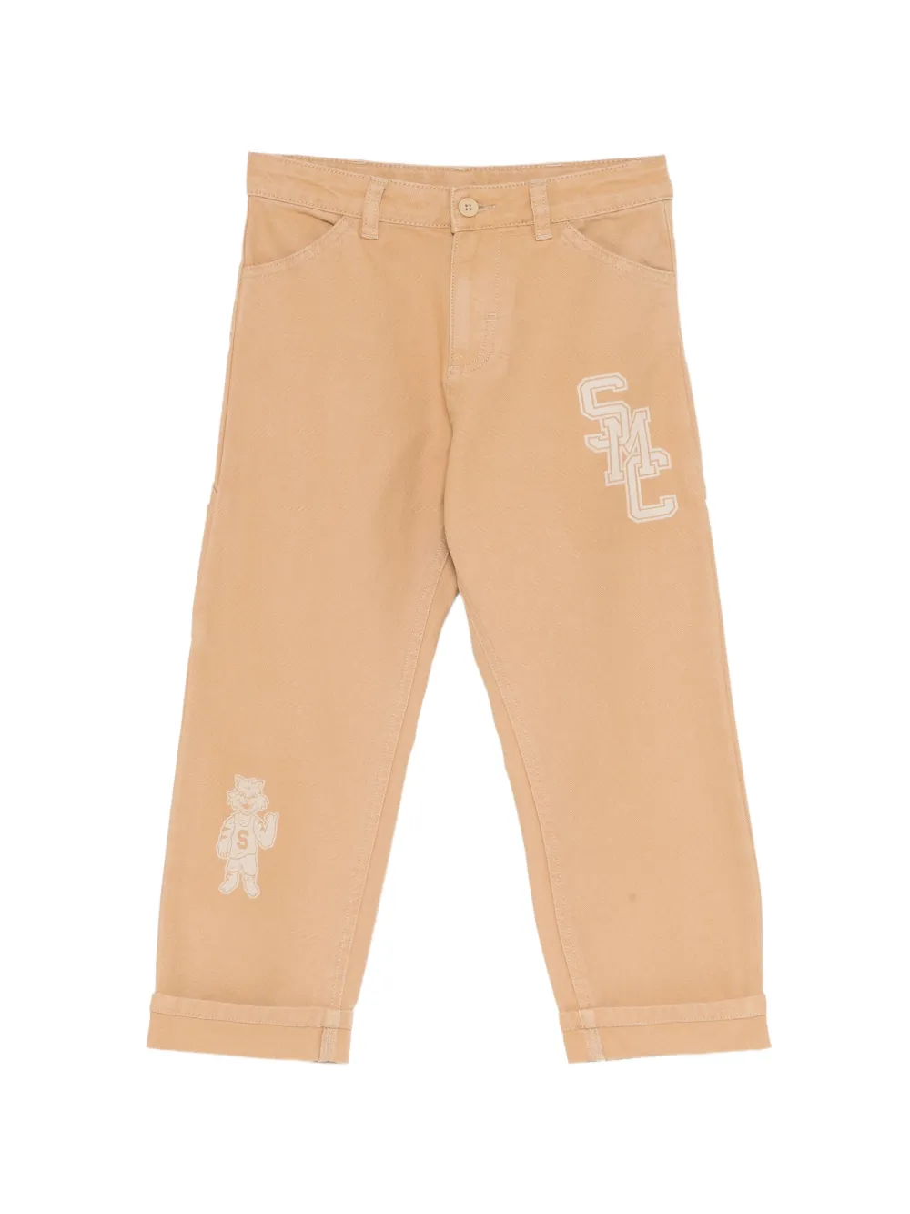 Stella McCartney Kids logo-print trousers Bruin