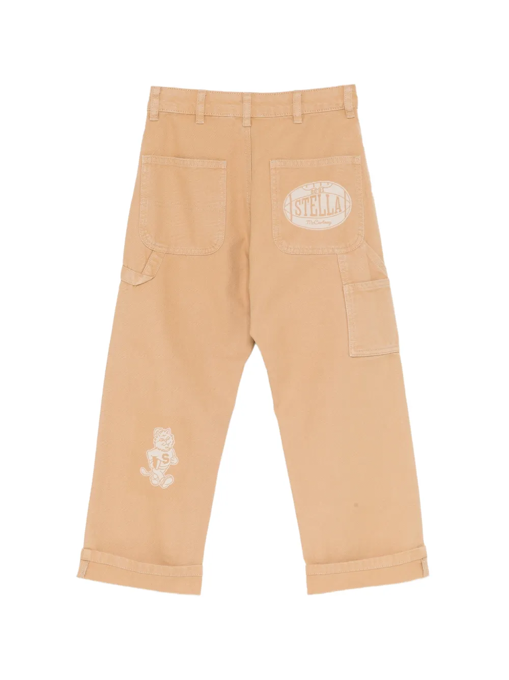 Stella McCartney Kids logo-print trousers Bruin