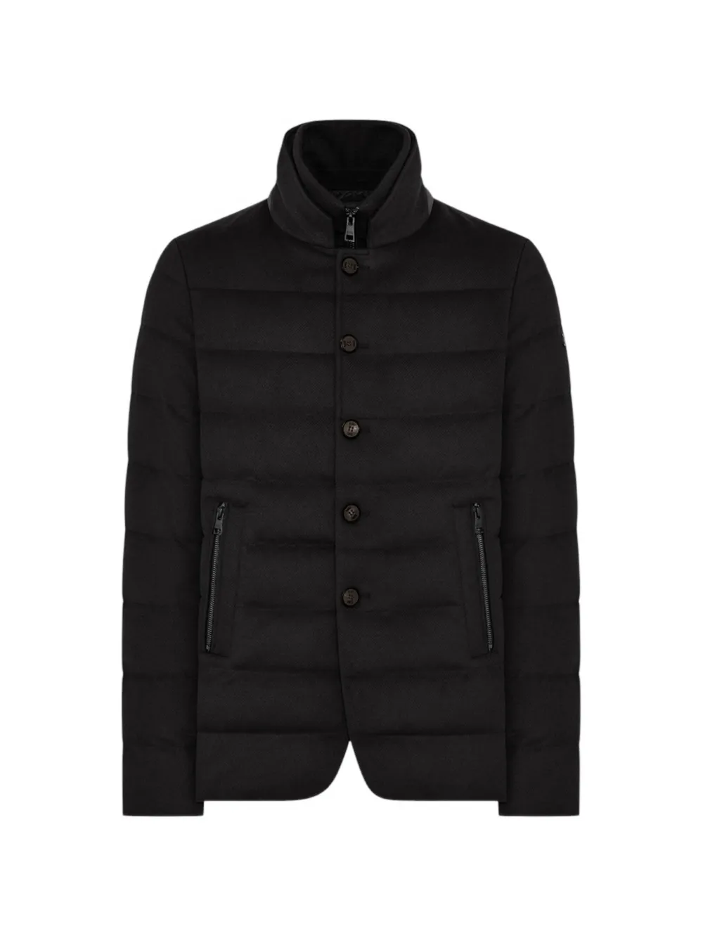 Duno Master T quilted detachable-bib coat - Brown