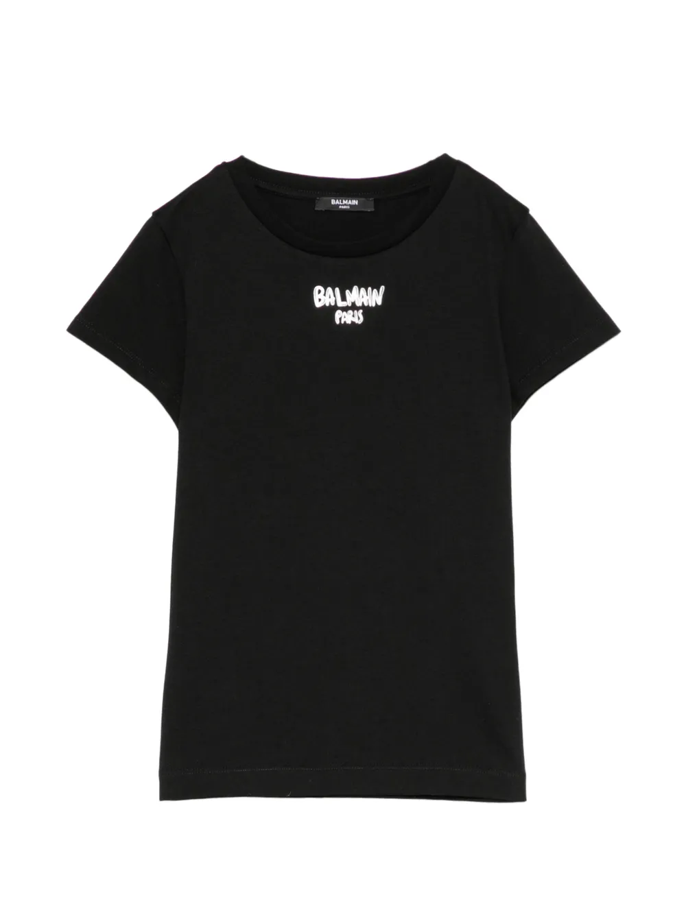 Balmain Kids logo-print T-shirt - Nero