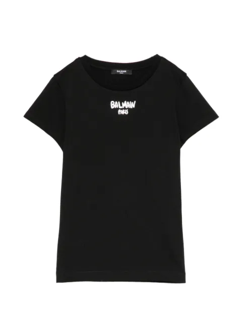 Balmain Kids logo-print T-shirt