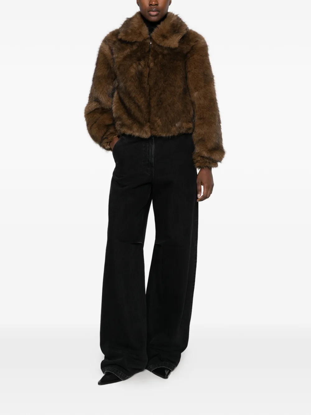 Canadian Alberta faux-fur jacket Bruin