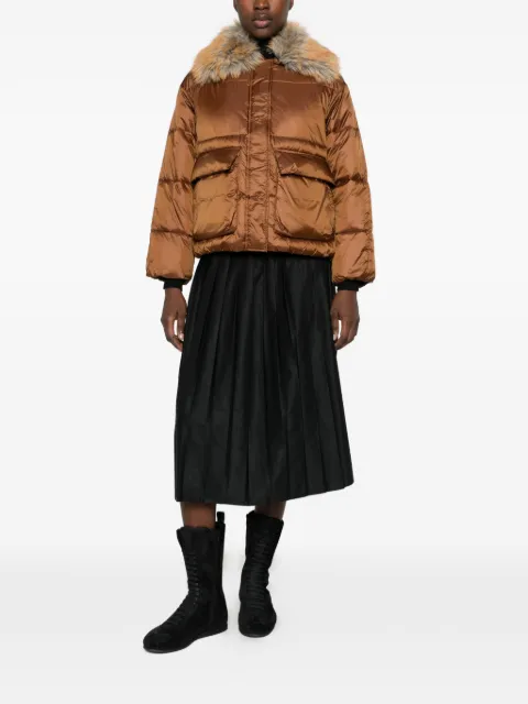 Canadian Titusville faux-fur trim quilted jacket
