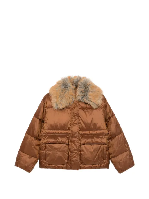 Canadian Titusville faux-fur trim quilted jacket