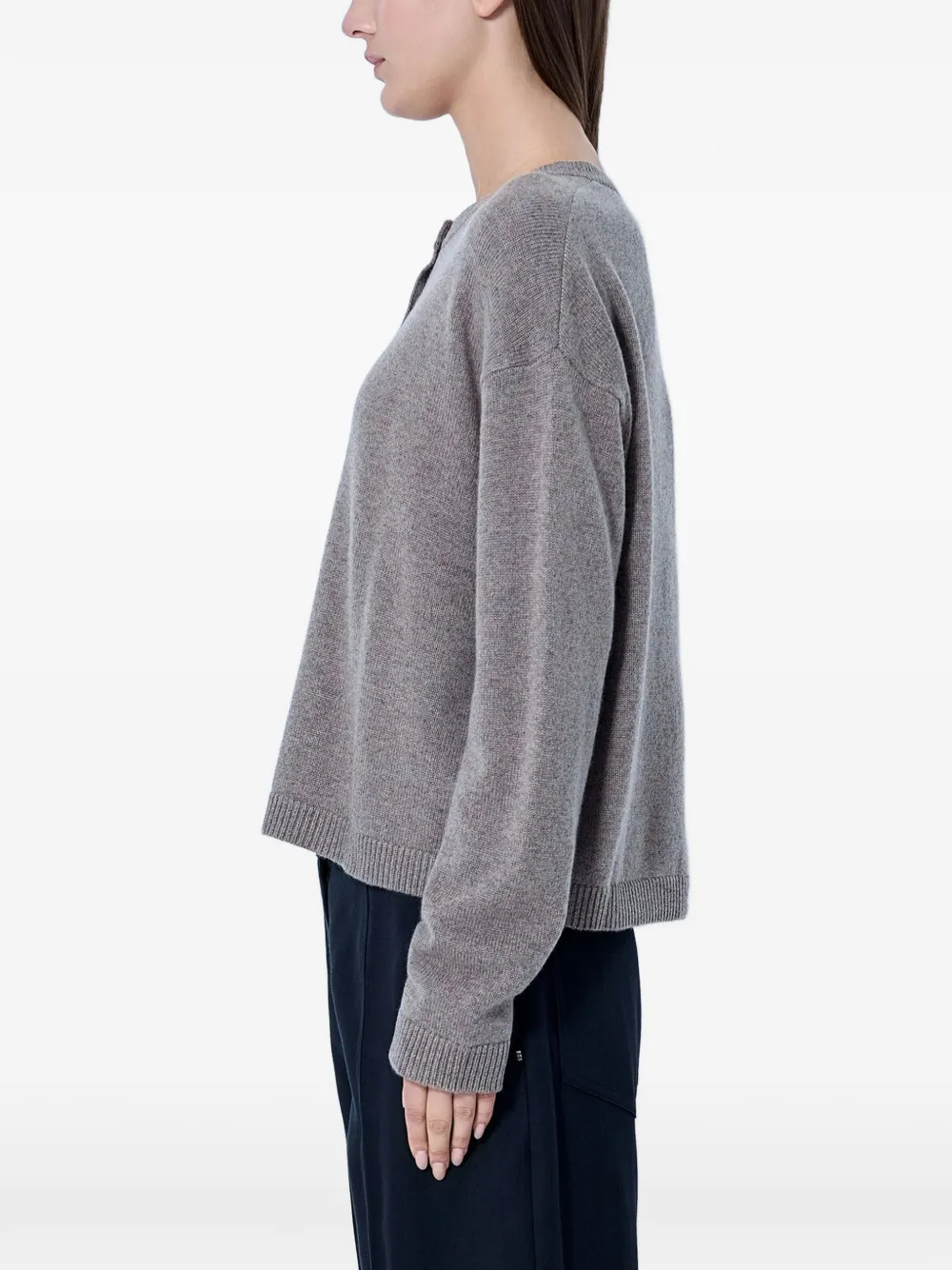 'S Max Mara Trui met knopen Grijs