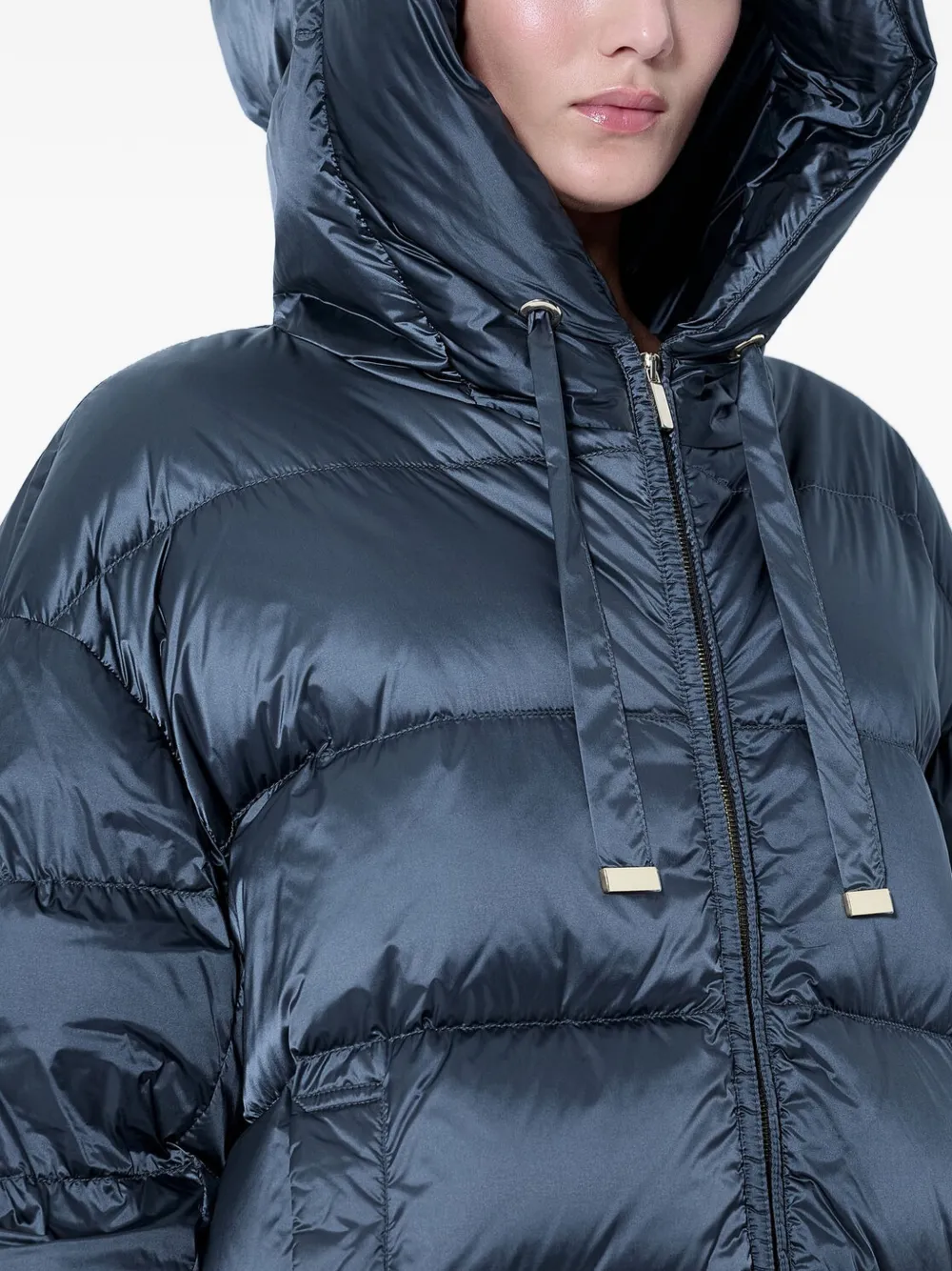 Max Mara Jack met capuchon Blauw