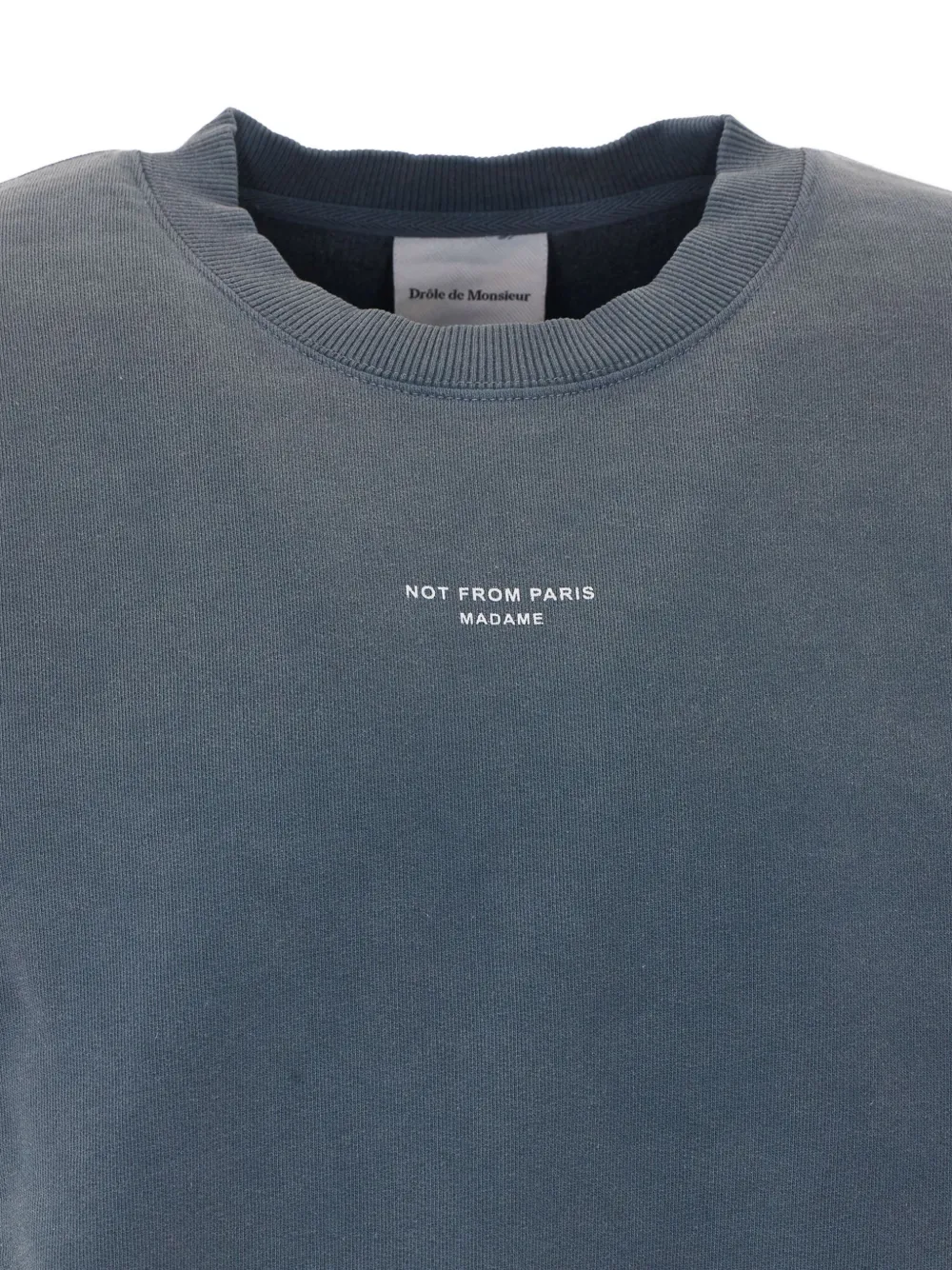 Drôle De Monsieur classic slogan sweatshirt Grijs