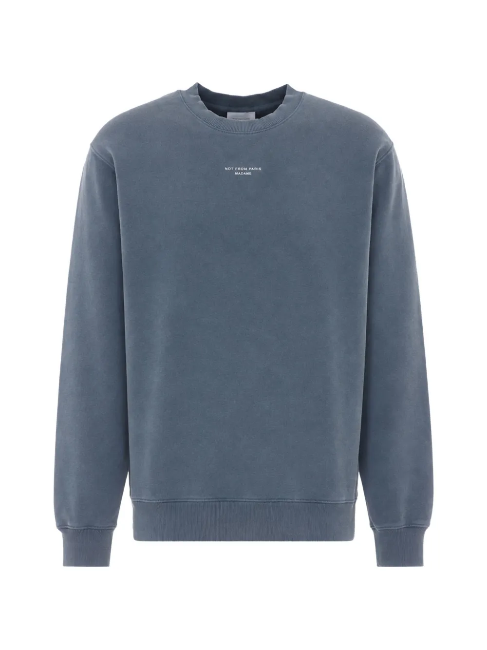 Drôle De Monsieur classic slogan sweatshirt - Grau