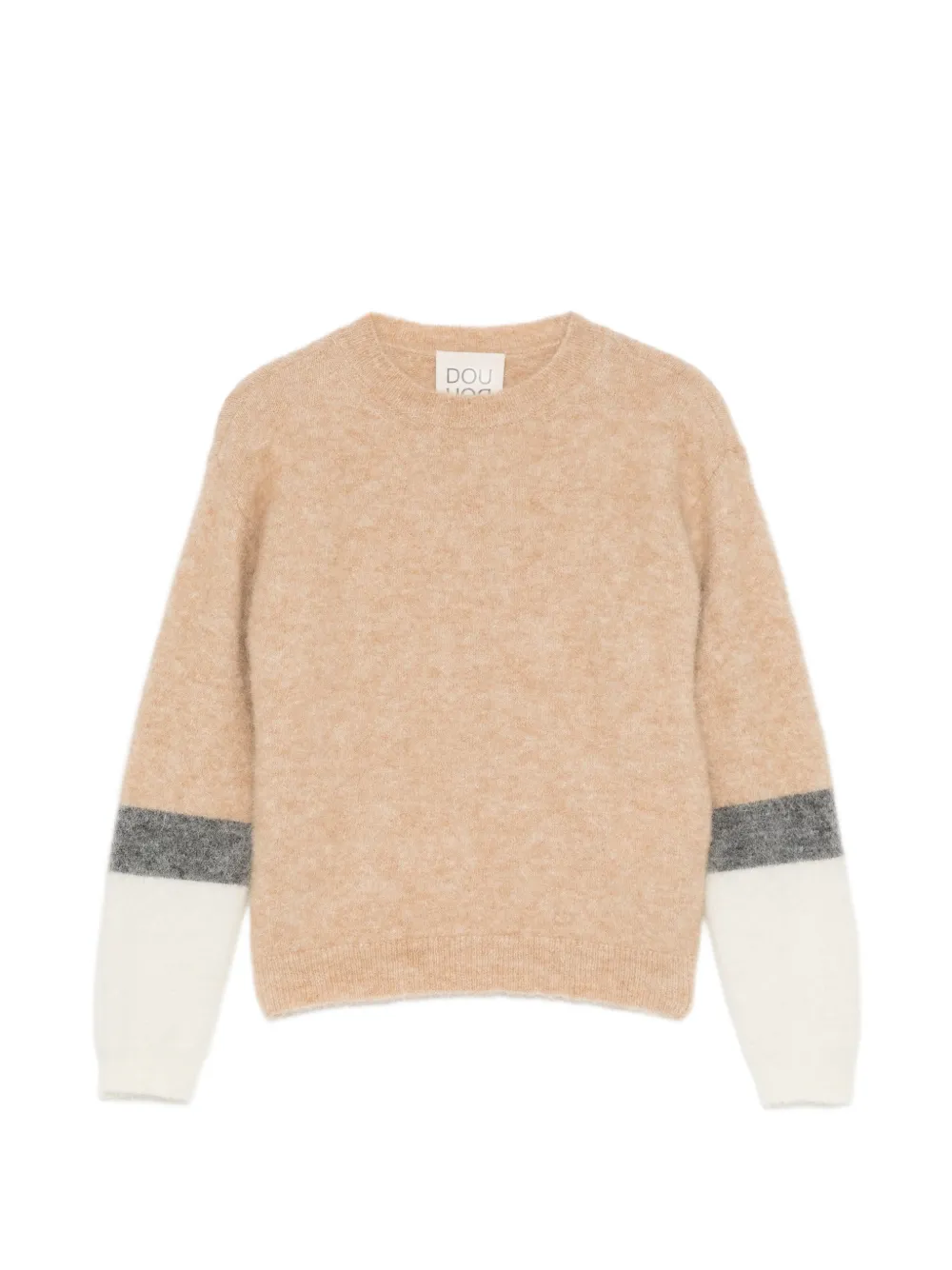 Douuod Kids colour-block knit sweater - Toni neutri