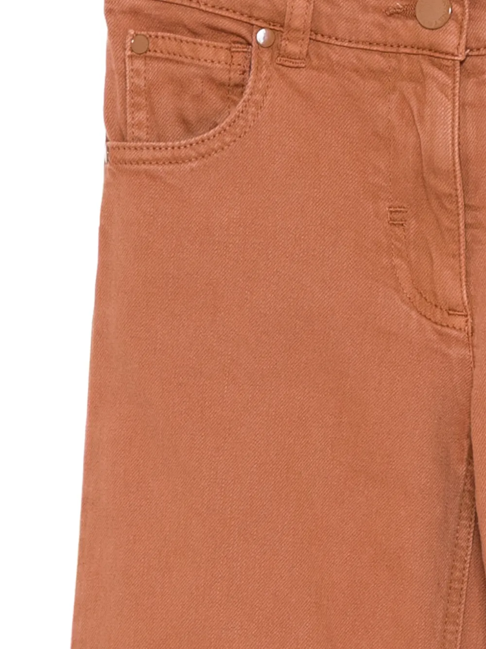 Stella McCartney Kids horse-embroidered jeans Bruin