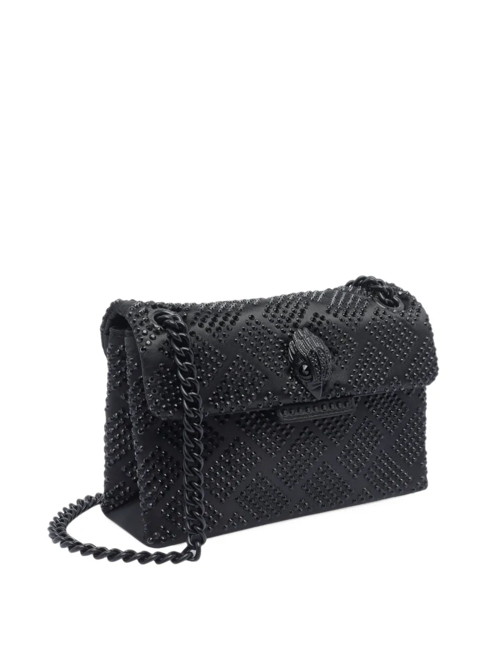 Kurt Geiger London mini crystal kensington bag Zwart