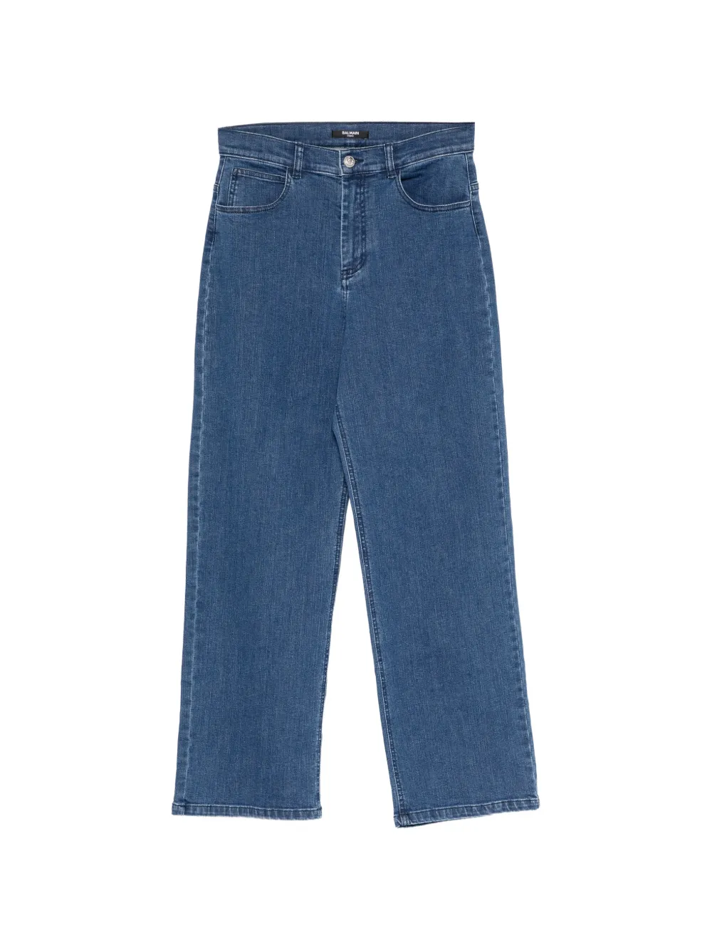 Balmain Kids faded-effect jeans - Blu