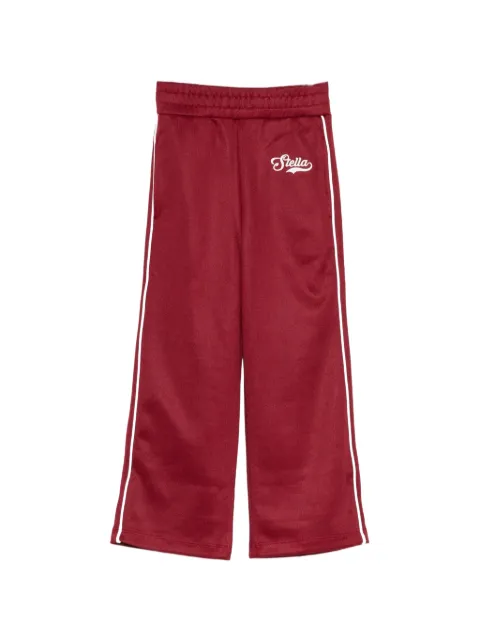 Stella McCartney Kids joggingbukser med logotryk og striber langs siden