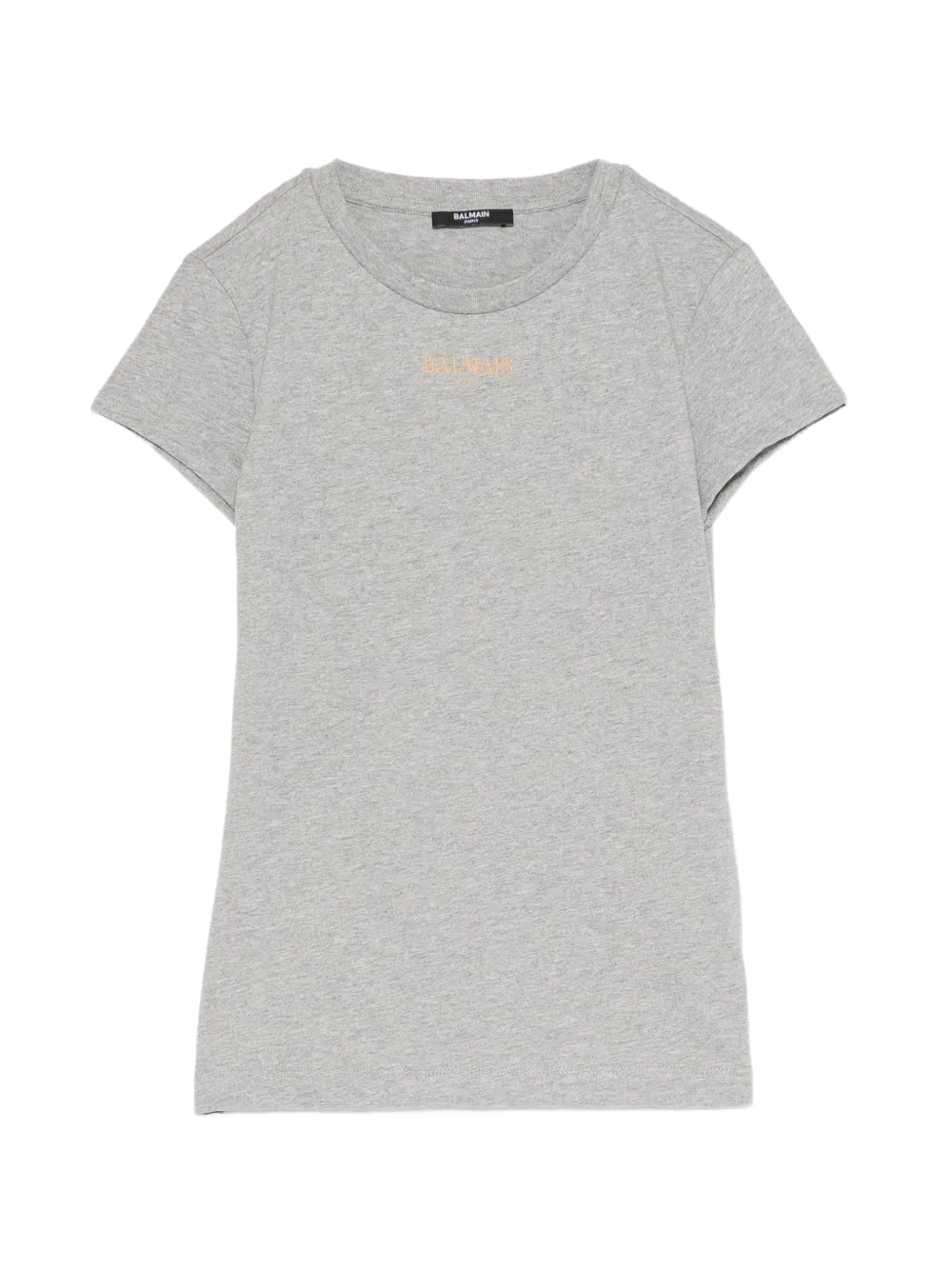 Balmain Kids logo-print T-shirt - Grigio