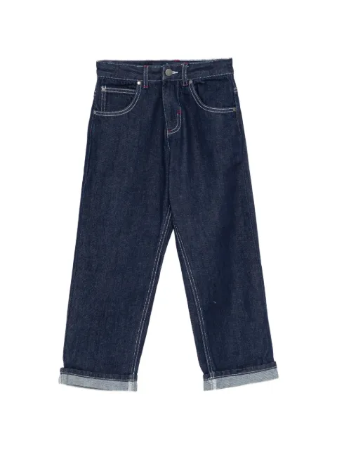 Stella McCartney Kids contrast-stitch jeans