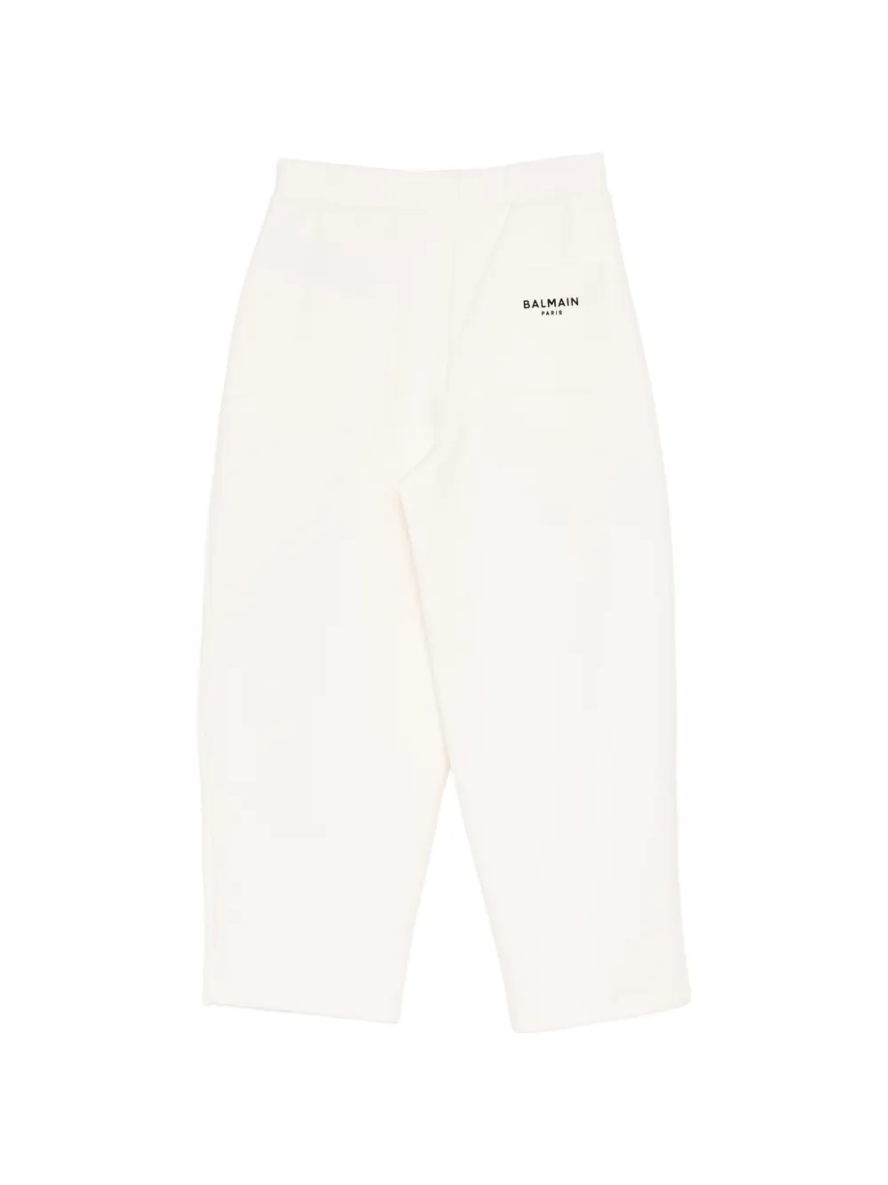 Balmain Kids 로고 엠보스 바지