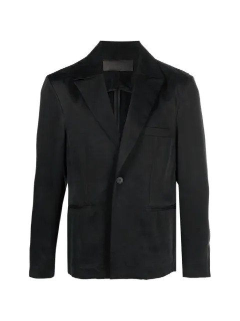 Tessitura single-button blazer