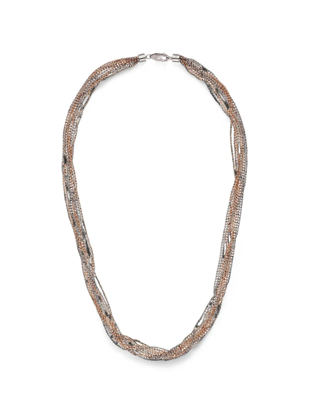 DESMOS Glow multi-strand sterling-silver necklace - Rosa