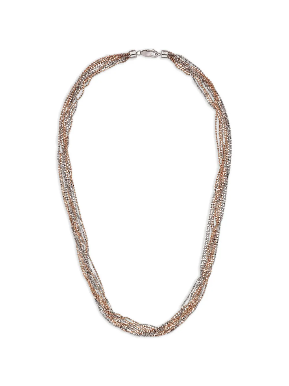 DESMOS Glow multi-strand sterling-silver necklace - Rosa