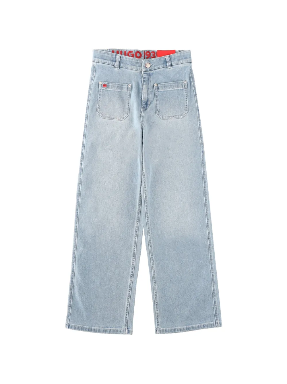 HUGO KIDS patch-pocket jeans - Bleu